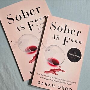 📚 New! "Sober as f***" Book and Workbook Set